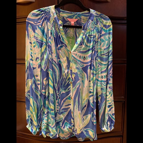 Lilly Pulitzer Elsa top. Size S. - Picture 1 of 6